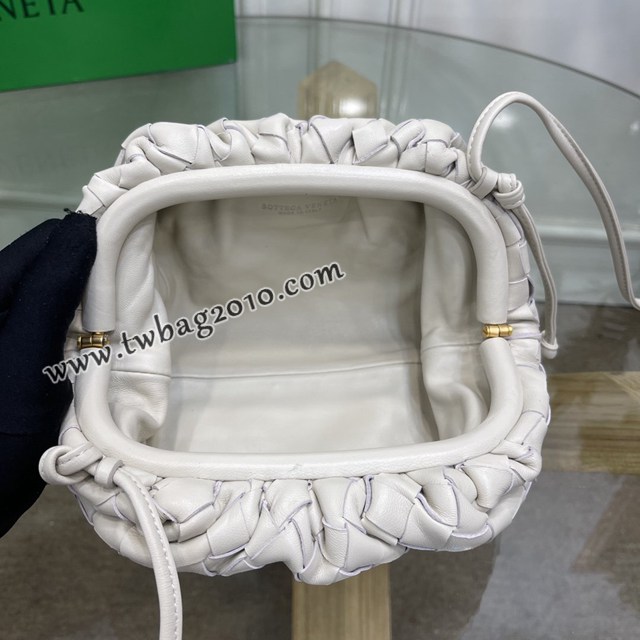 Bottega veneta高端女包 98061 寶緹嘉升級版小號編織雲朵包 BV經典款純手工編織羔羊皮女包  gxz1187
